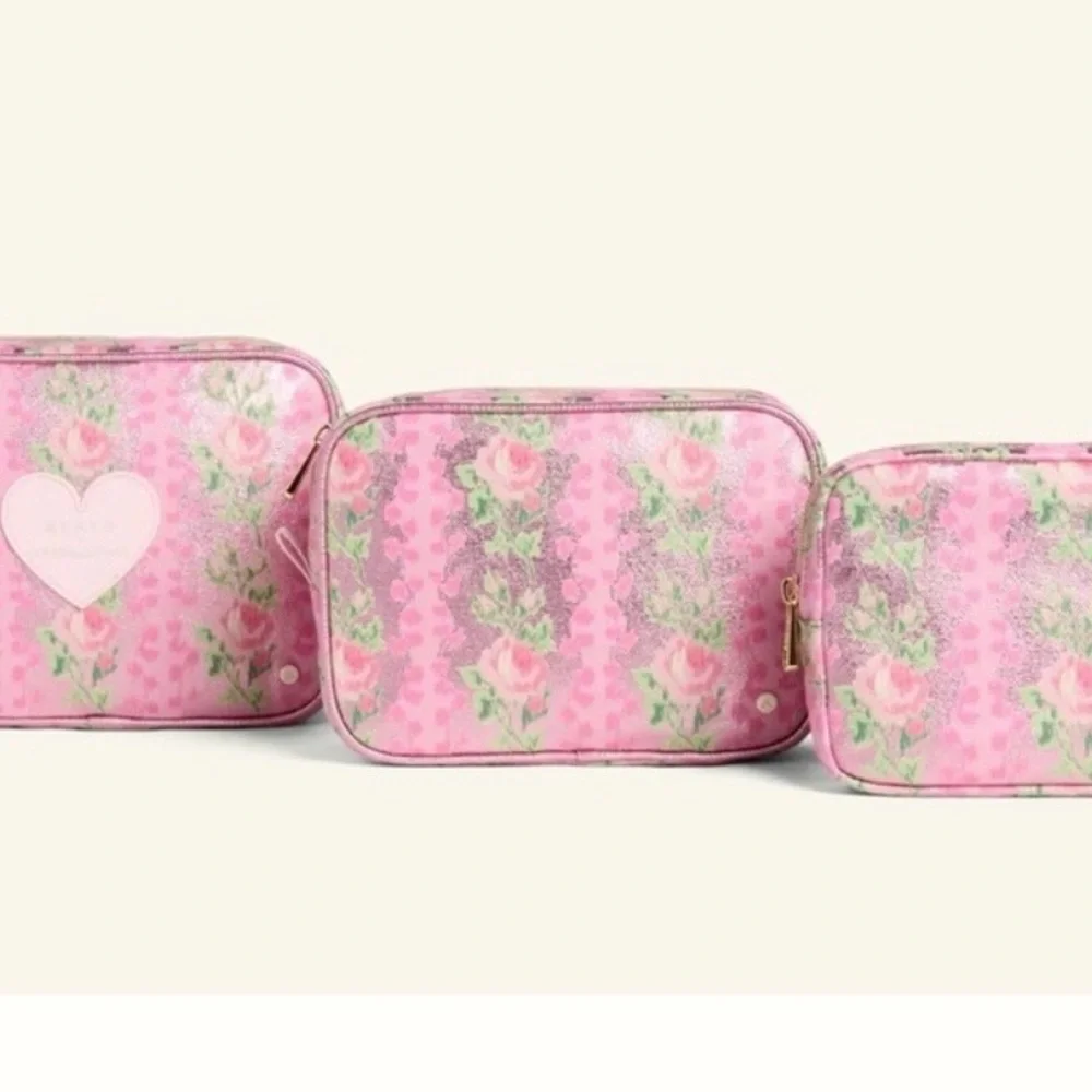 LoveShackFancy Pink Floral Storage Set